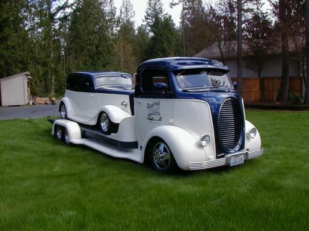 Transort In Style - street rod, hot rod, tansport, truck