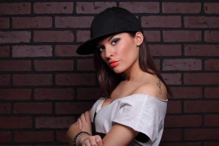 Hip Hop Girl - hip-hop, rap, cap, girl