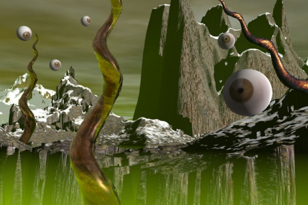 Eye Ascent - Sci, Mystical, Alternate Reality 3d, Fi