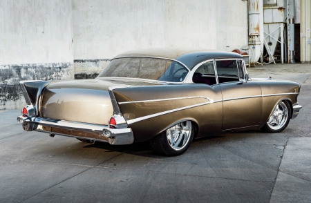 1957-Chevy-Bel-Air - muscle car, classic, bowtie, gm