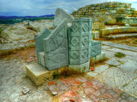 Perperikon - nature, ancient, landscape, mountain, hdr