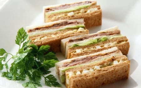 Sandwich - food, bread, sandwich, delicious