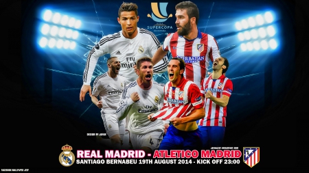 Supercopa de Espana Real Madrid - Atletico Madrid - super cup spain, cristiano ronaldo wallpaper, real madrid, cr7, Atletico Madrid wallpaper, ronaldo, el clasico, gareth bale, cristiano ronaldo, Atletico de Madrid, real madrid wallpaper, champions league wallpaper, nike, El Derbi madrileno, benzema, madrid, arda turan