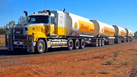 Road Train - truck, road train, big rig, semi