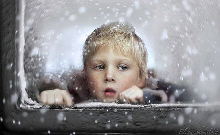 winter window - winter, people, photography, nature, snow