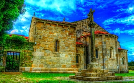 Enchanted - architecture, stone, sky, place