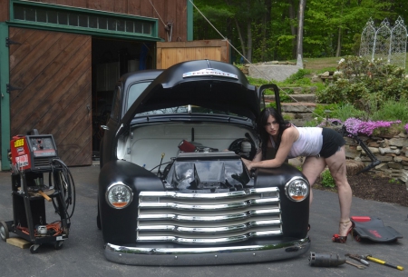 1947 Chevy - lowered, chevy, pickup, truck