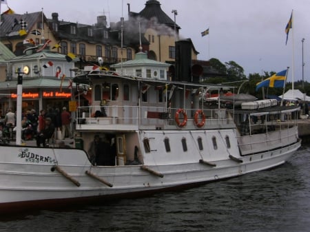 Steamship - white, sweden, waxholm, stockholm