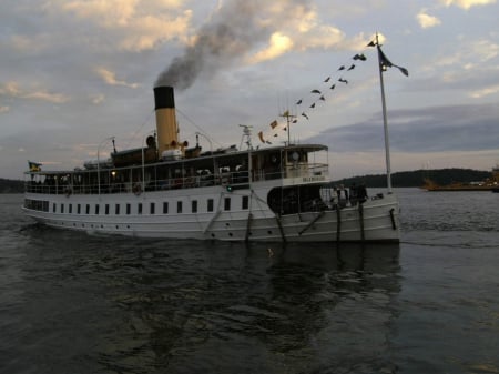 Steamship - white, music, sweden, stockholm