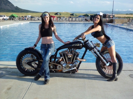 Custom Harley - bike, motorcycle, harley, model