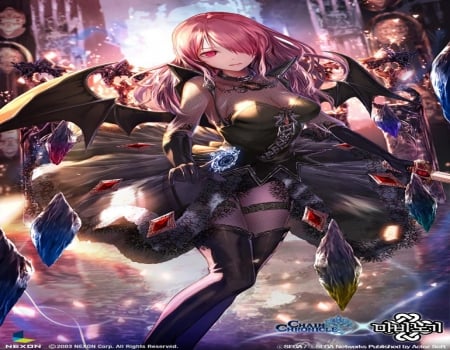 Succubus - game, girl, magic, succubus, wings, fantasy, cg