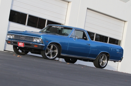 1966-Chevy-El-Camino-SS - GM, Blue, Classic, 1966