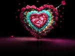 Colorful Abstract Heart