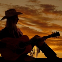 Cowgirl Silhouette