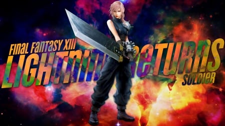 Lightning/Soldier - Lightning Returns, Final Fantasy XIII-2, Final Fantasy XIII, Final Fantasy, Video Games, Lightning