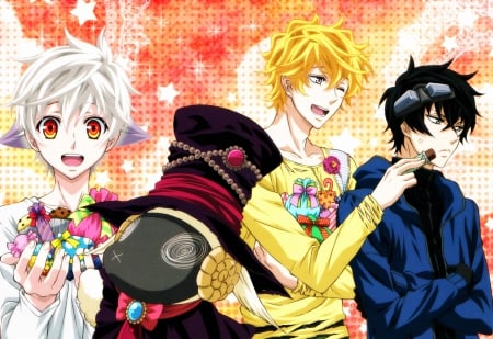 Candies for you too! - Gareki, Sheep, Karneval, Nai, boys, Yogi, Anime