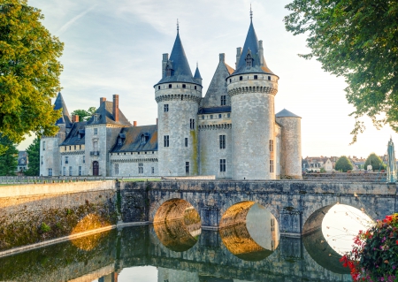 â™¥Castleâ™¥ - medieval, bridge, castle, river