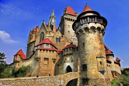 Castle - tower, old, castle, medieval