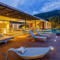 Patio at Night