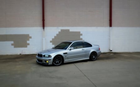 BMW E46 M3 Urban Wall - car, import, m3, sports car, e46, bmw