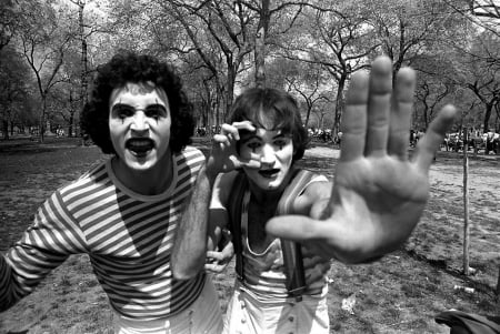 Robin Williams - new york, robin williams, central park, mime