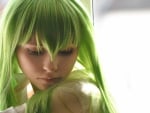 green hair