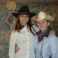 Cowgirls At A Montana Dude Ranch