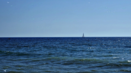 quotiescumque - blue piano, sun, christopher, holiday, summer, sea, alessi