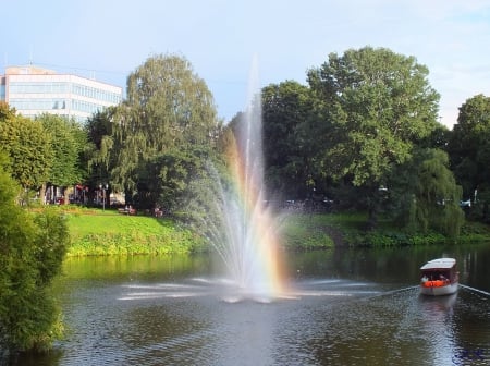 Rainbow. Riga,16.08.2014. - nature, architecture, rainbows, other