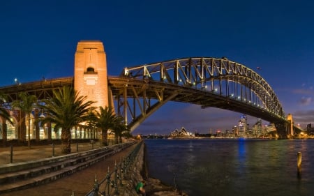 Sydney Harbor in Australia - bridges, Sydney, Australia, architecture