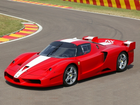 ferrari fxx - car, red, italian, ferrari