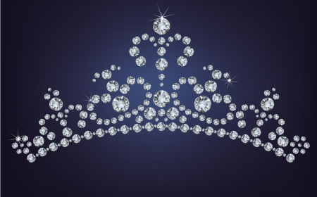 Tiara - diamonds, crown, diadem, tiara