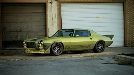 Chevy-Camaro-1973 - nice, hd, chevrolet, camaro, 1973, car, beautiful, tunning