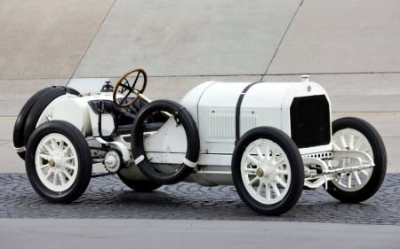 1908 Benz 120 PS Rennwagen - Antique, Cars, 1908, Benz, White