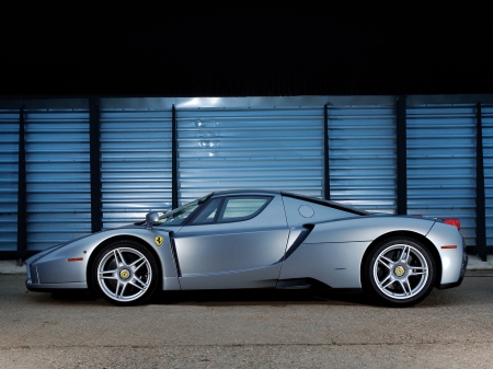 ferrari enzo - italian, car, grey, ferrari