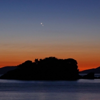 Venus and Jupiter at Dusk