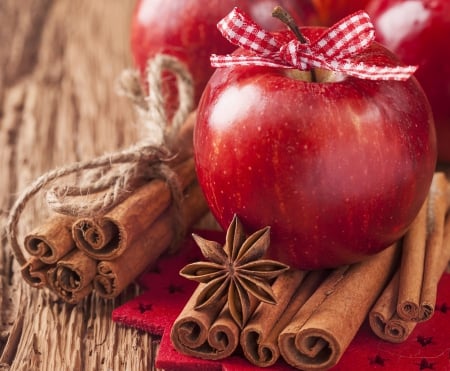 Apples - wood, apples, spice, fruit