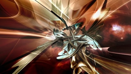 Q's Apoxia - space, abstract, multicolor, graphics, CGI, 3D