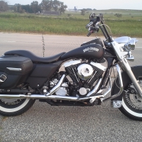 Flat Black Harley