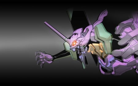 evangelion - dark, robot, cool, shadow