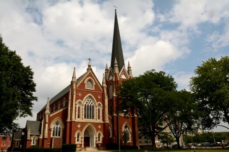 Heavenly Church - church, saint peter, large church, pretty church, heavenly church, scenic church