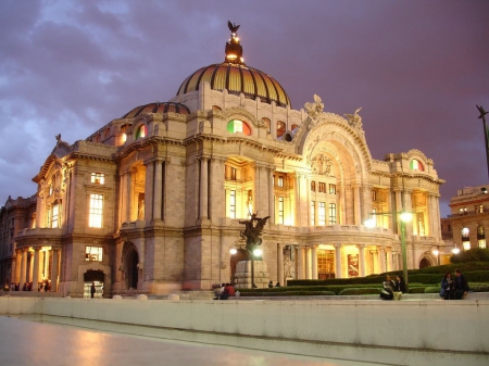 Beautiful Architecture of Mexico - mexico, architecture, buildings, lights