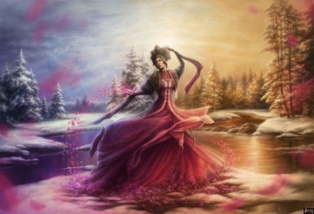 Fantasy arts - lovely, fantasy arts, princess, two season