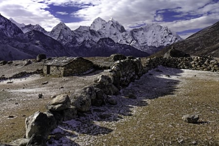 Summer Nepal - mountagne, photo, summer, Nepal