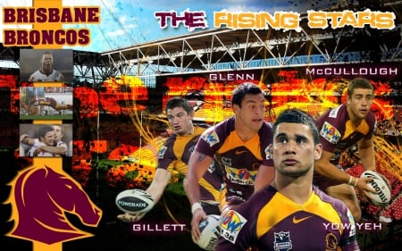 brisbane broncos - brisbane broncos, stadium, team, logo