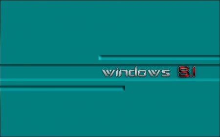 windows 8.1 - didis, metal, blue, windows