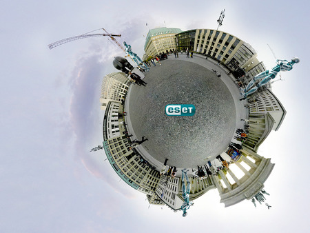 ESET Wallpaper 1 - white, nod32, city, eset, smart security, gray, antivirus