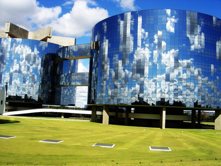 Brasilia Archiecture - brasilia, modern, brazil, office building, architecture