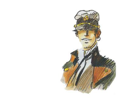 Corto Maltese - corto maltese, comics, bd, pratt, cartoon, hugo pratt, cool, comic, drawing, white, colored, adventures, cartoons, corto, france