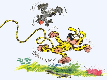 Marsupilami - cute, comics, marsupilami, adorable, france, white, cartoon, funny, animal, animals, cool, bird, comic, spirou, cartoons, lovely, colored, andre franquin